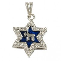 Chai Star of David Necklace